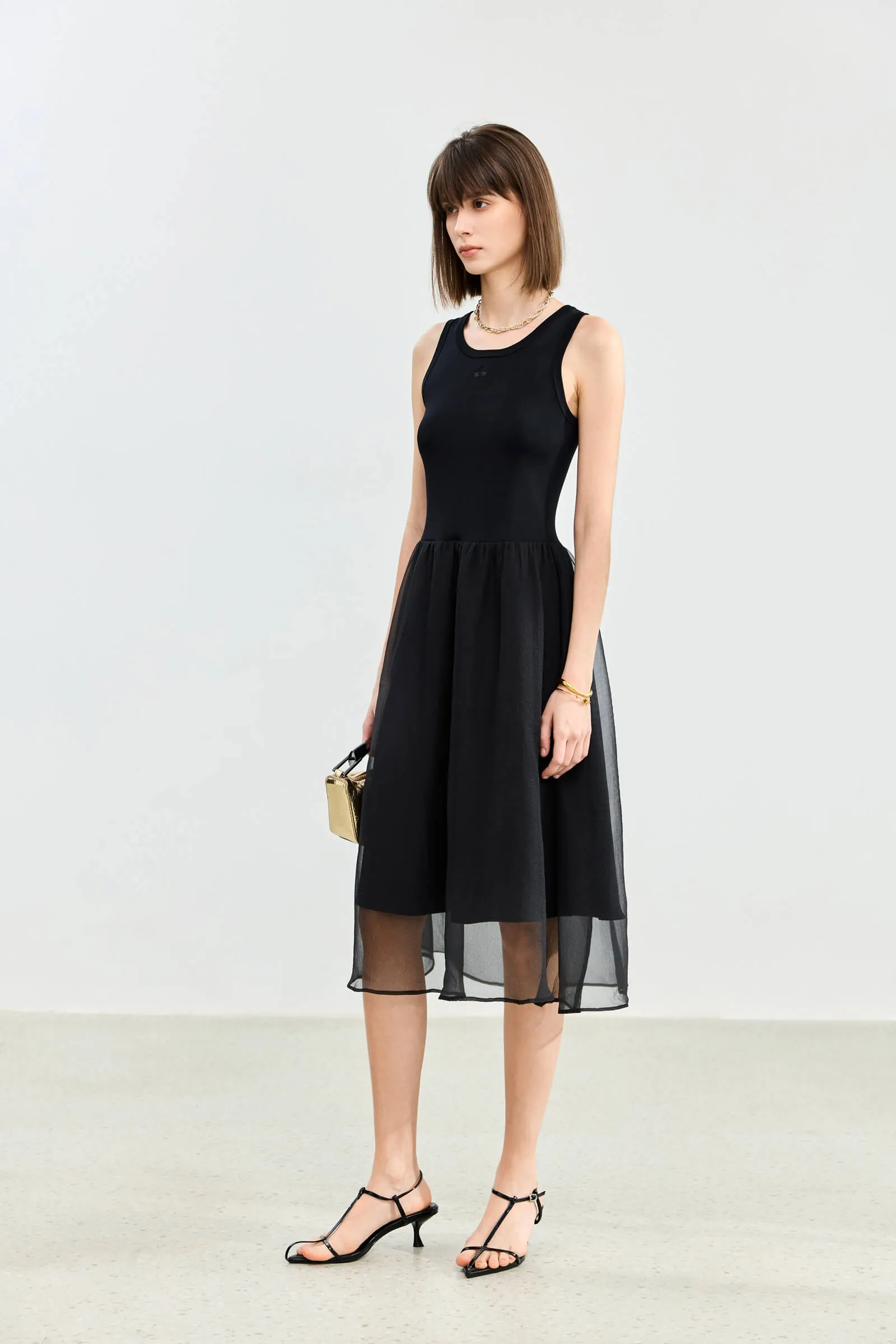 LILY Sleeveless Knit Dress
