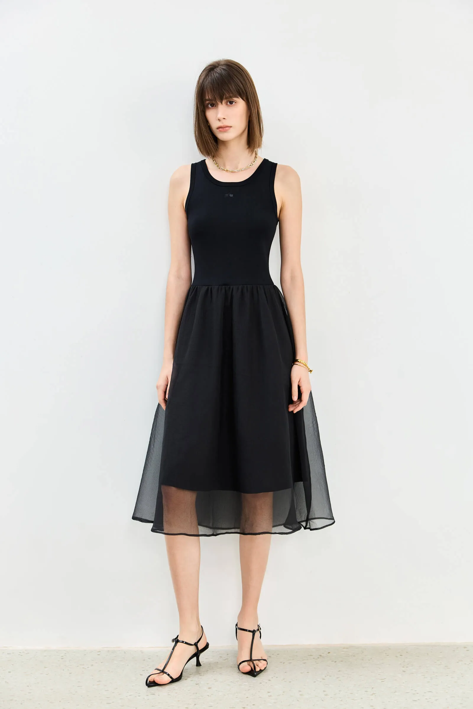 LILY Sleeveless Knit Dress
