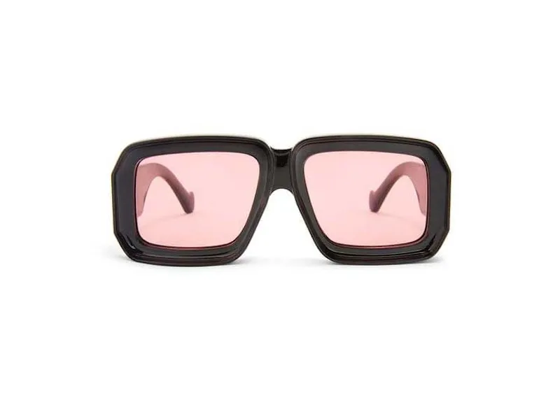 Loewe Paulas Ibiza Dive In Mask Sunglasses In Acetate Black