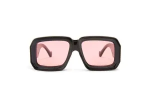 Loewe Paulas Ibiza Dive In Mask Sunglasses In Acetate Black