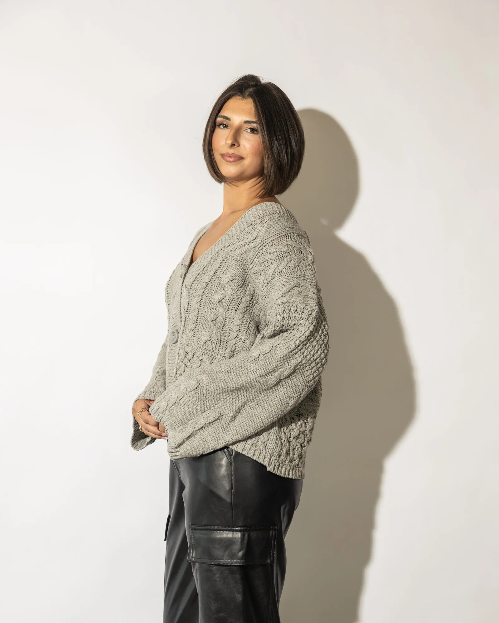 Luna Cable knit cardigan