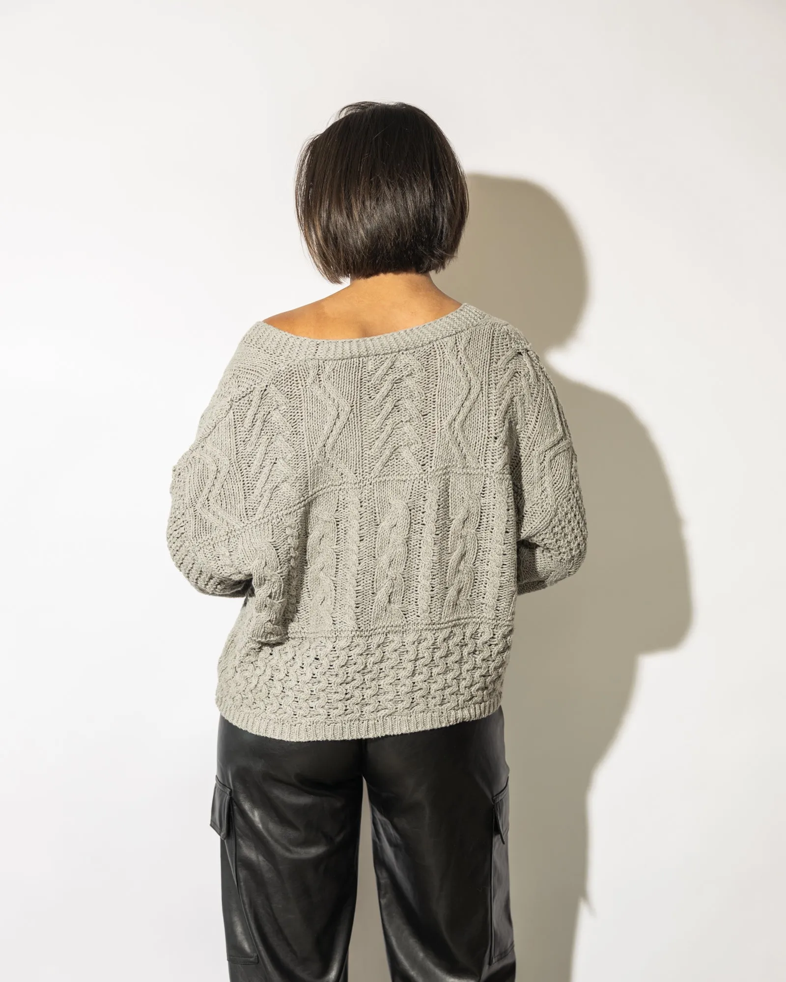 Luna Cable knit cardigan