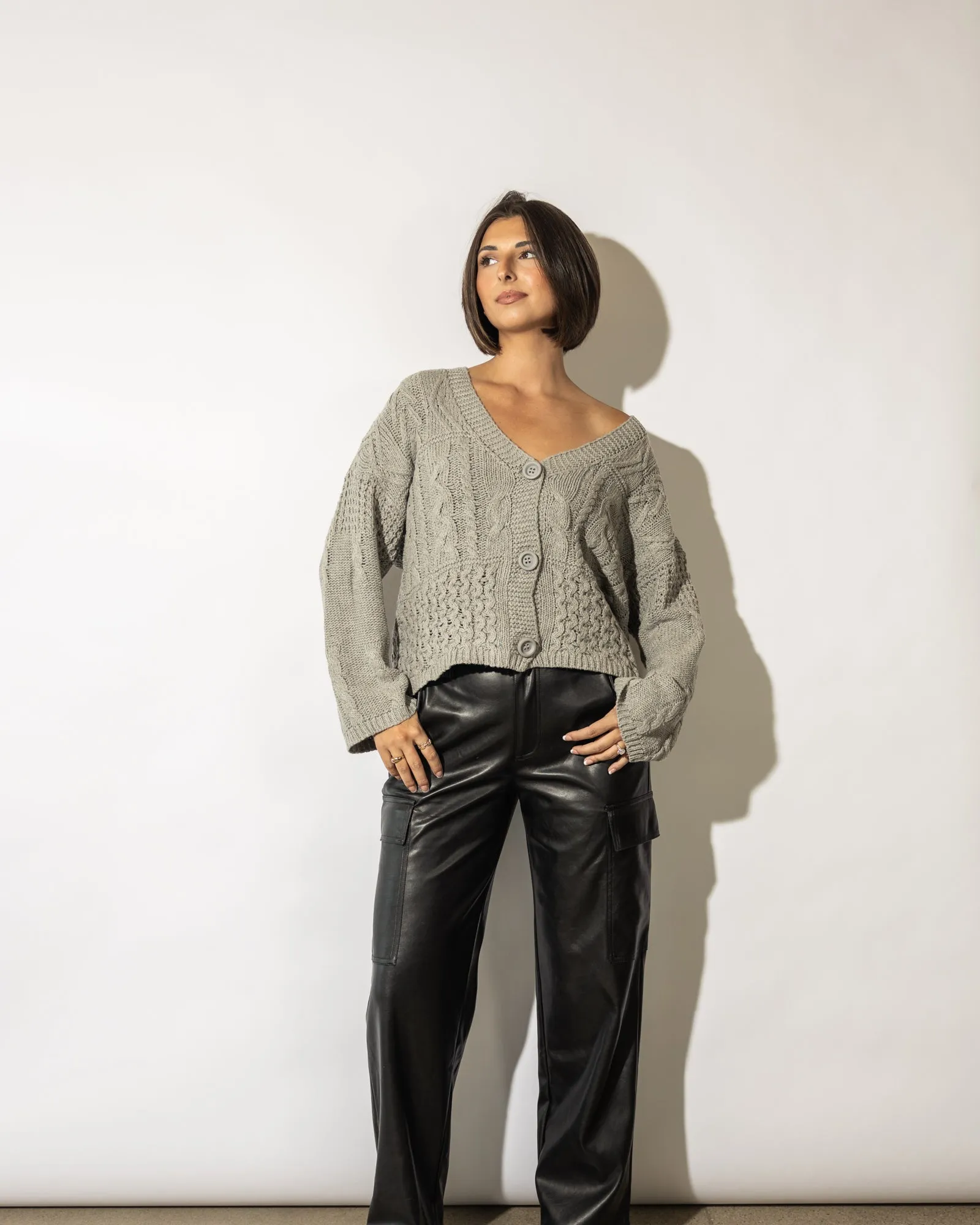 Luna Cable knit cardigan