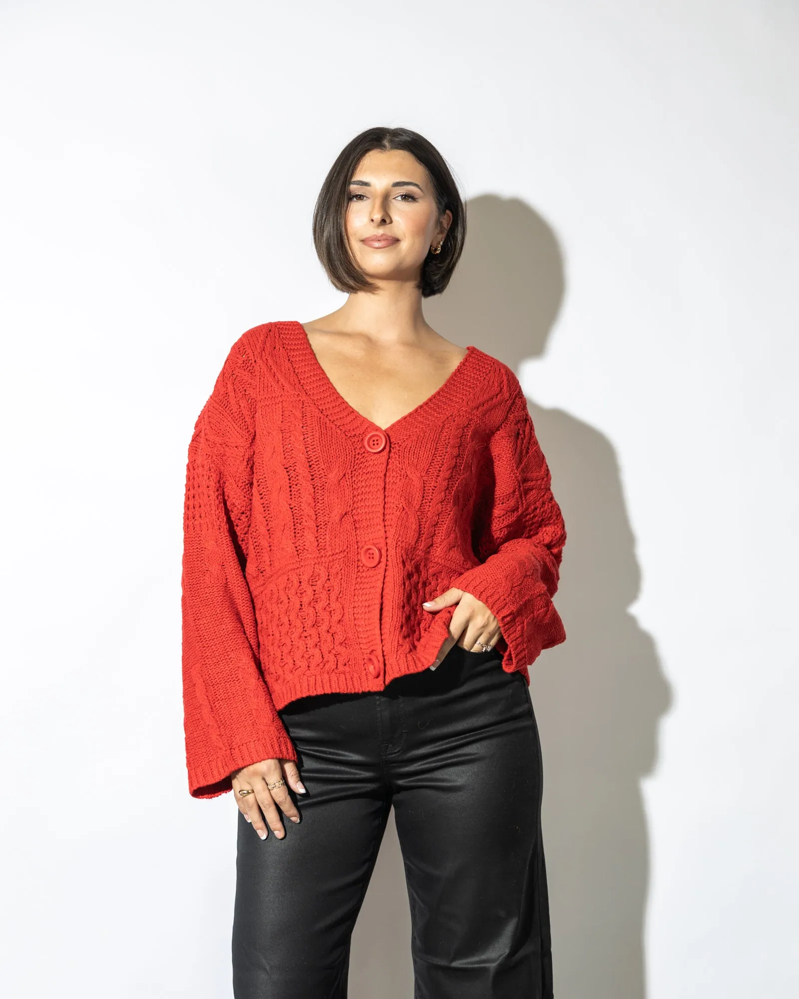 Luna Cable knit cardigan