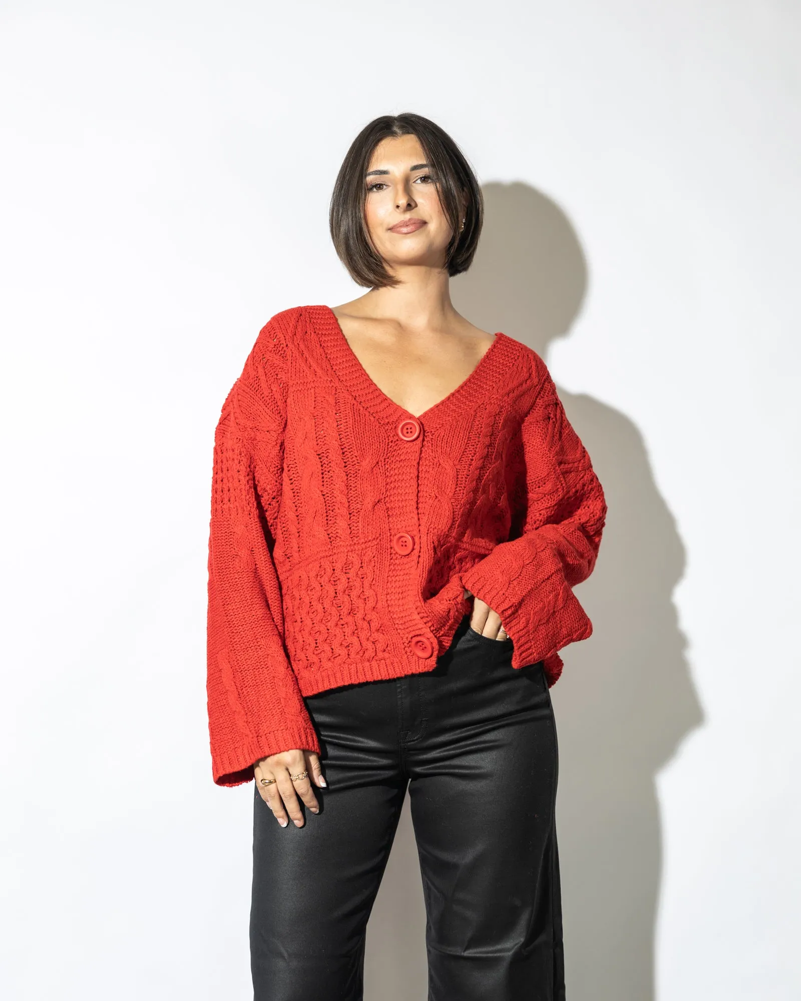 Luna Cable knit cardigan