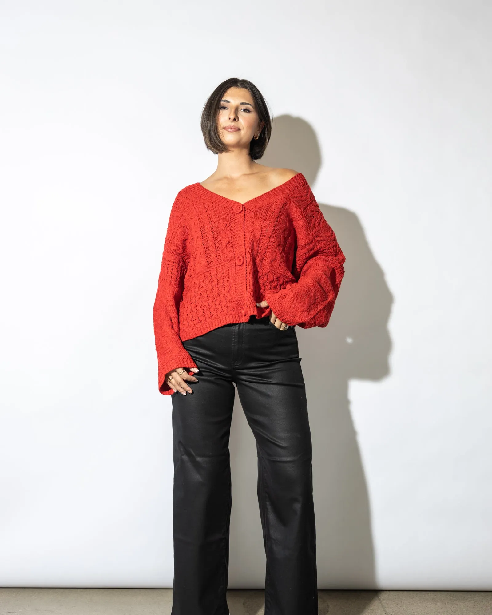 Luna Cable knit cardigan