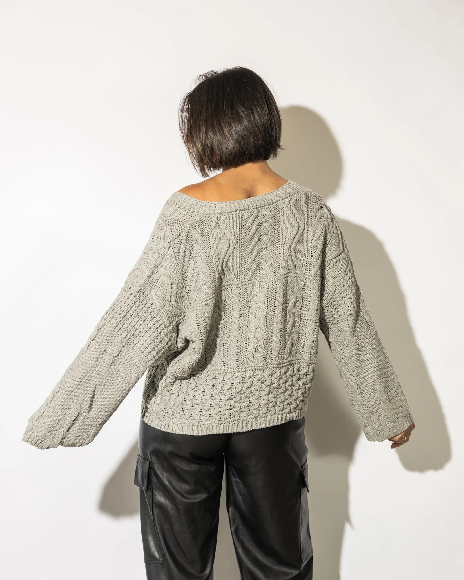 Luna Cable knit cardigan