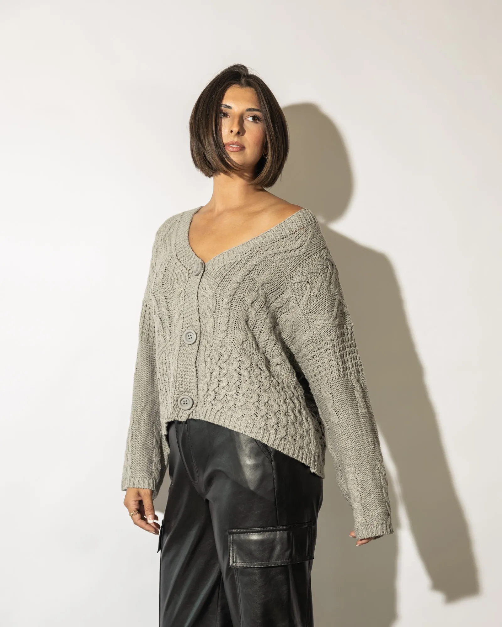 Luna Cable knit cardigan