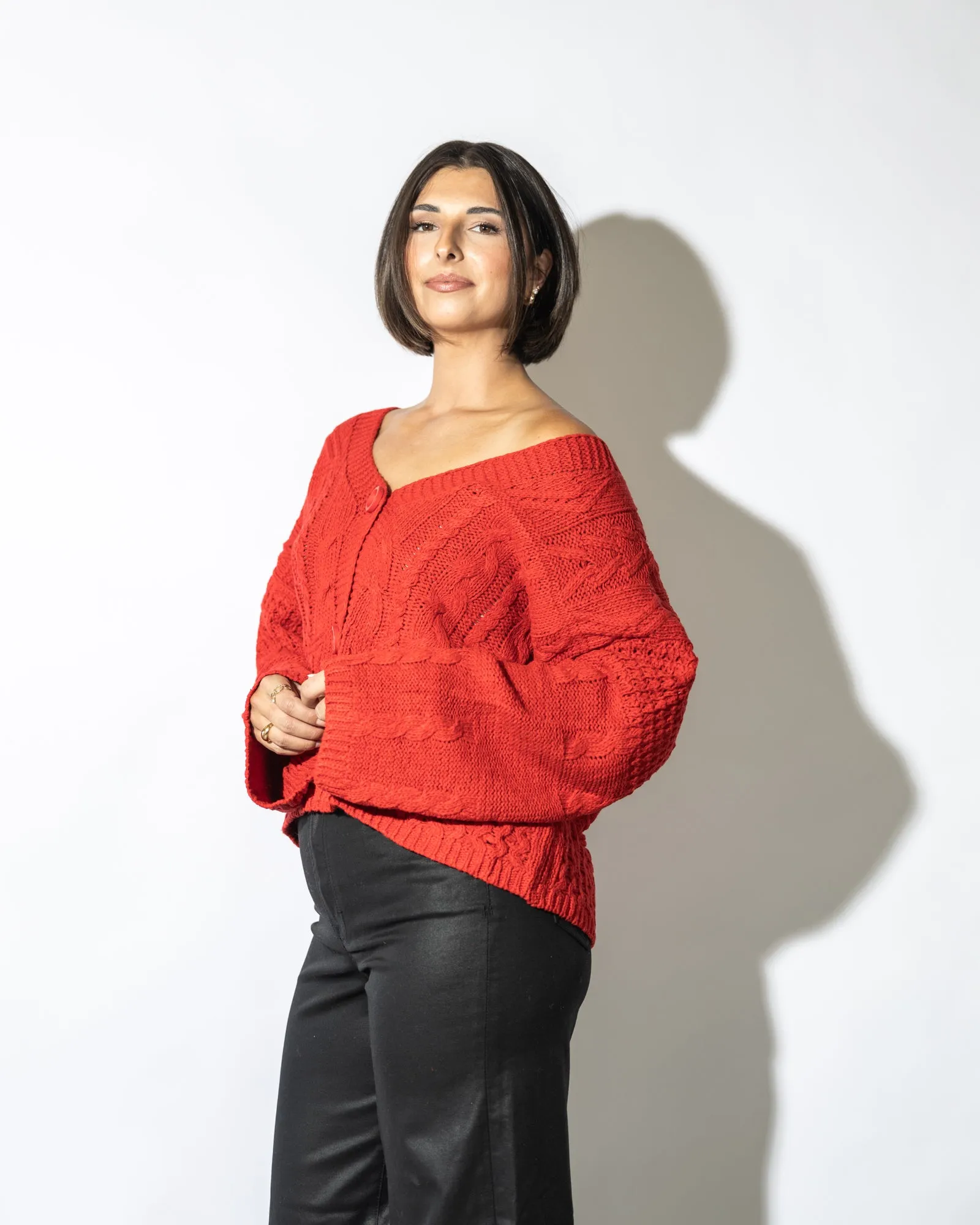 Luna Cable knit cardigan