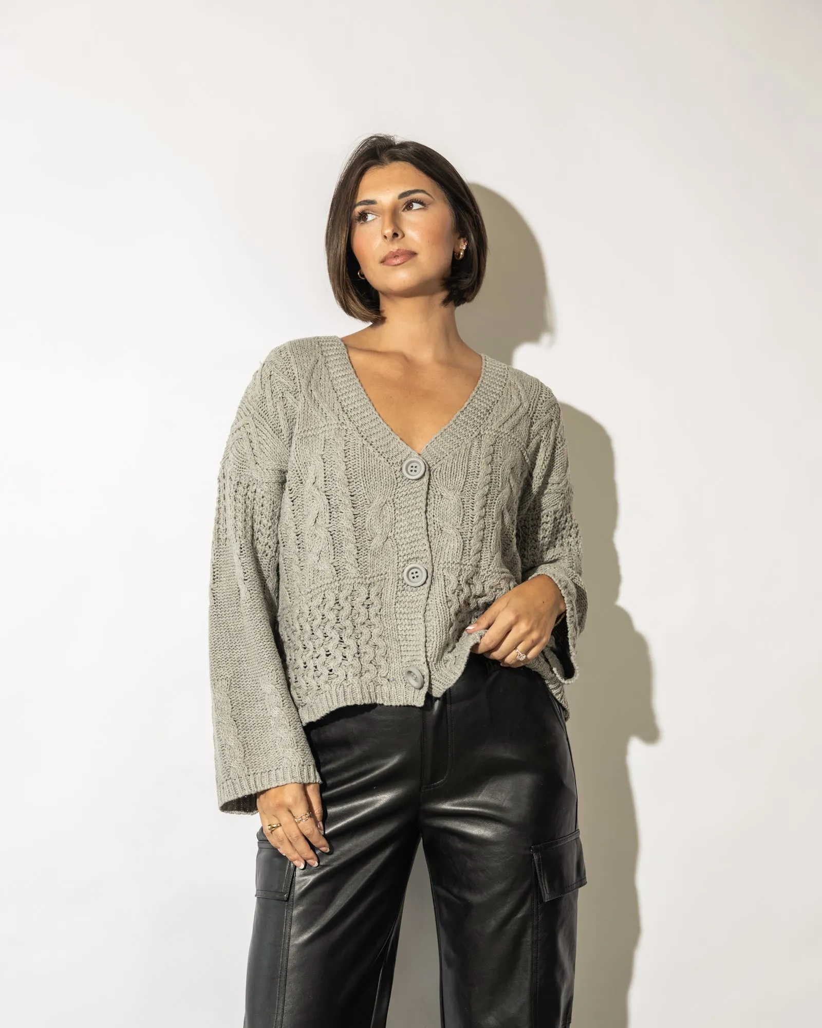 Luna Cable knit cardigan