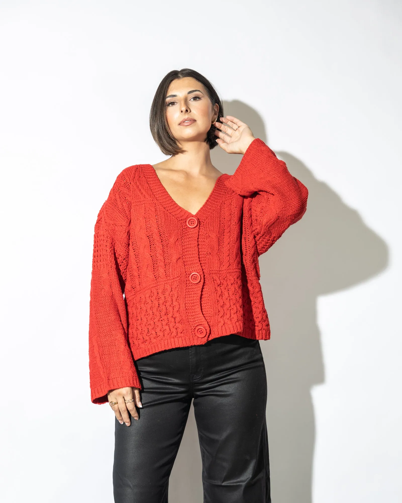 Luna Cable knit cardigan