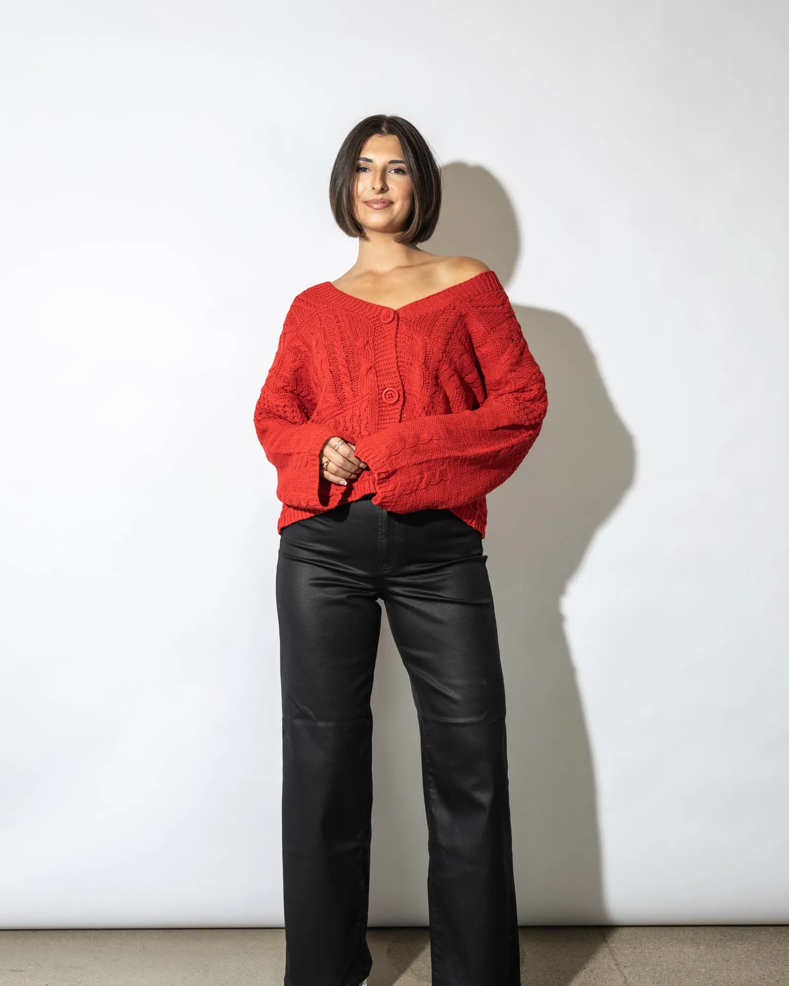 Luna Cable knit cardigan