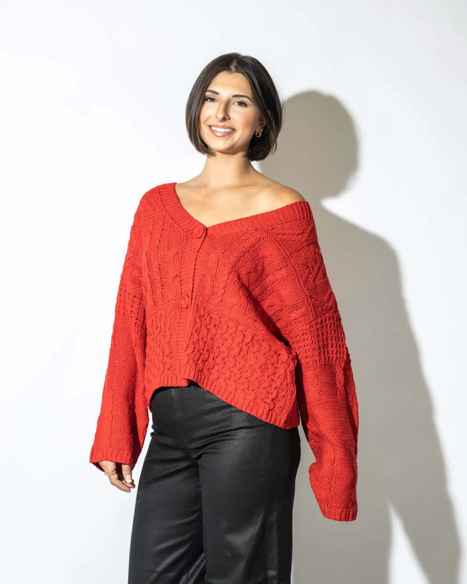 Luna Cable knit cardigan