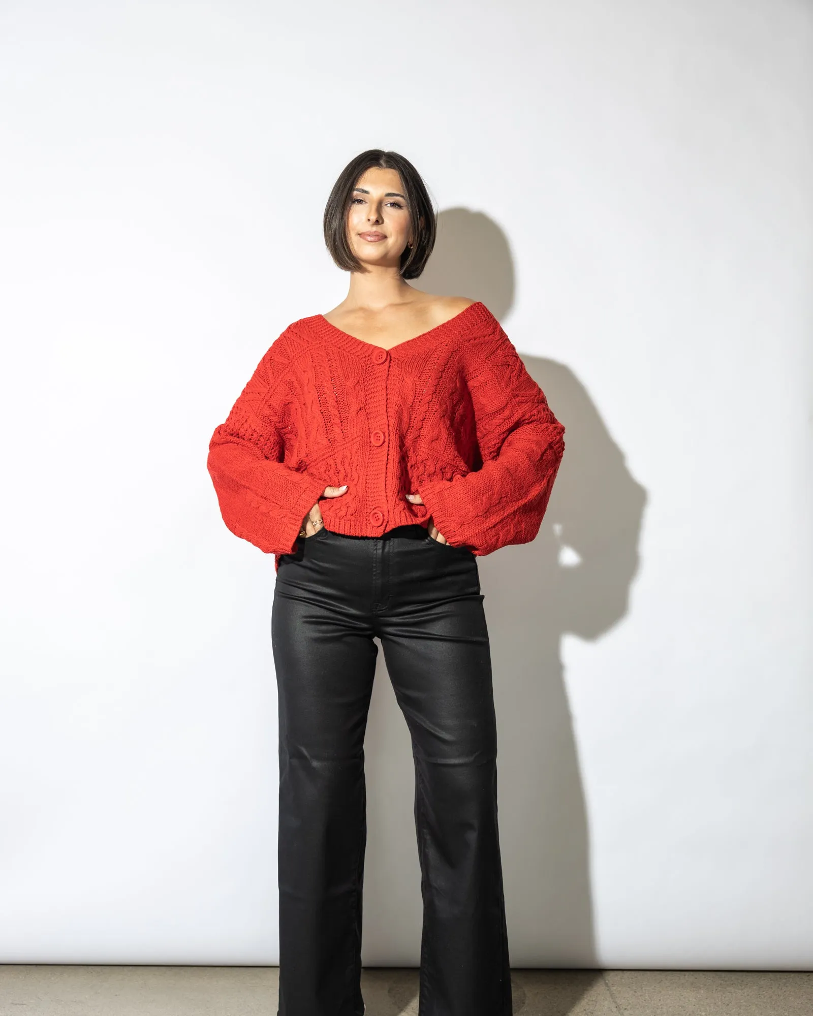 Luna Cable knit cardigan