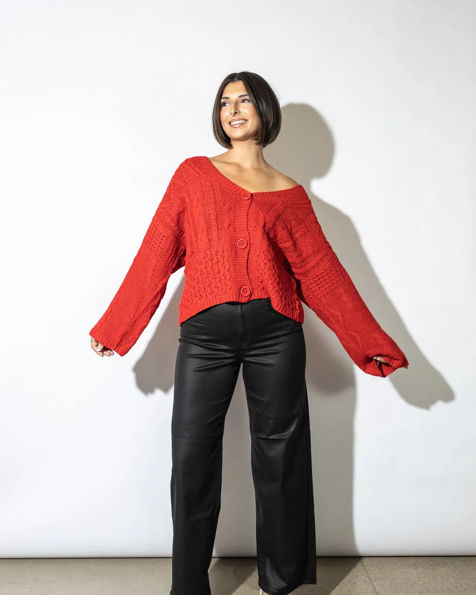 Luna Cable knit cardigan