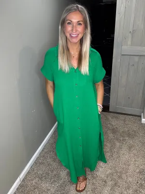 Maxi Shirt Dress