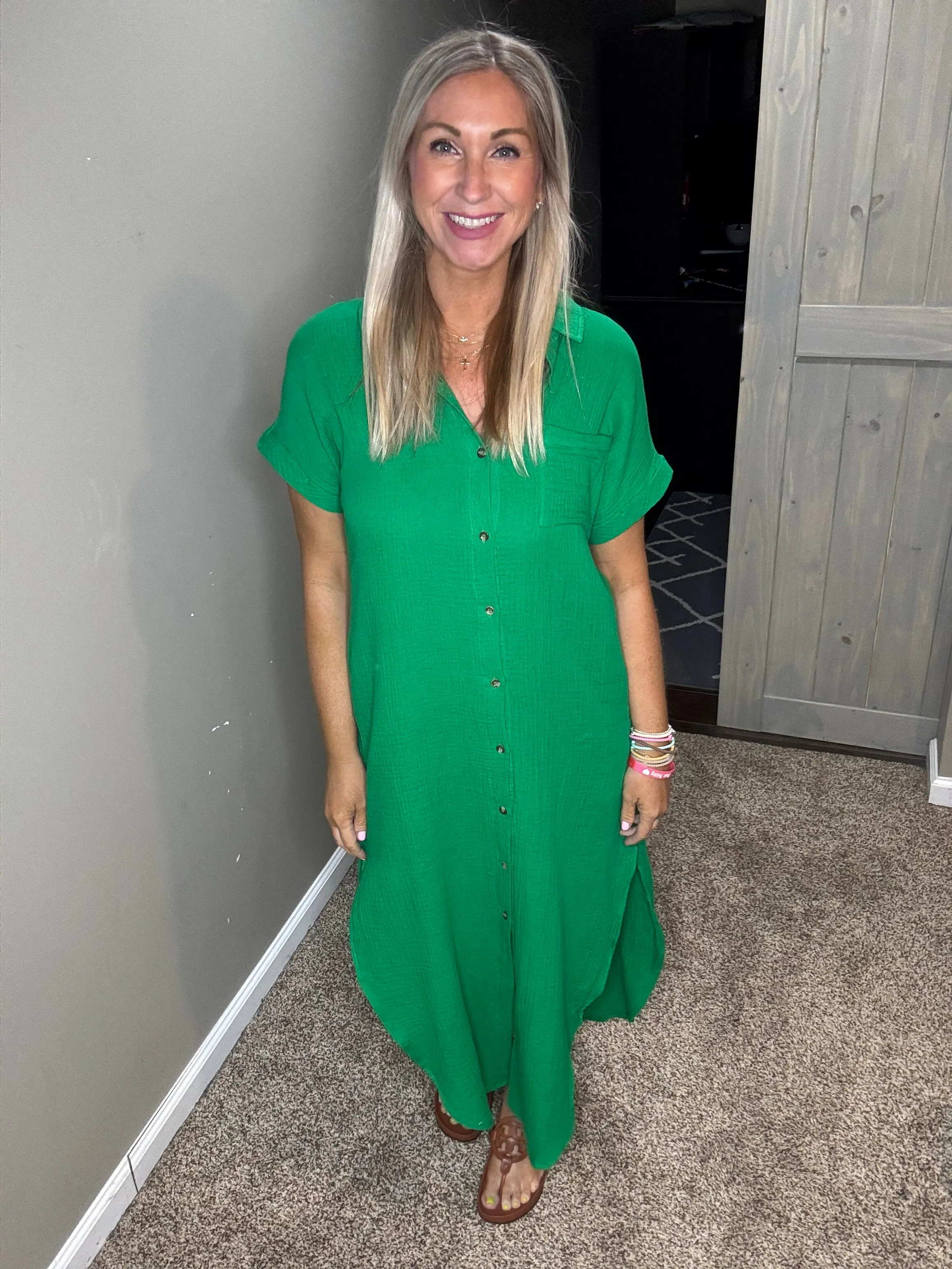 Maxi Shirt Dress