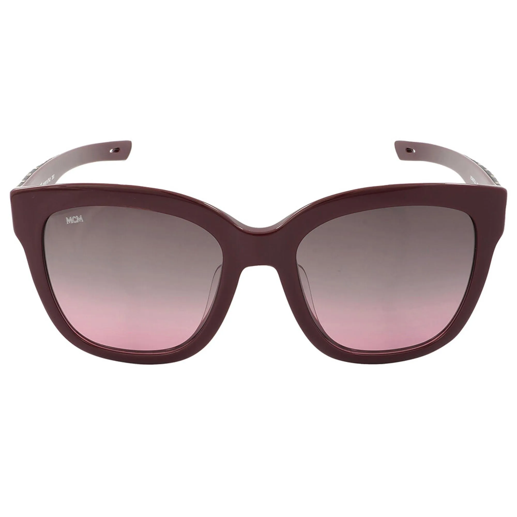 MCM Women's Sunglasses - Wine/Black Visetos Acetate Full Rim Frame | MCM697SLA 618