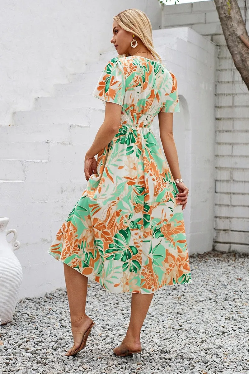 Meadow Dreams Belted Midi