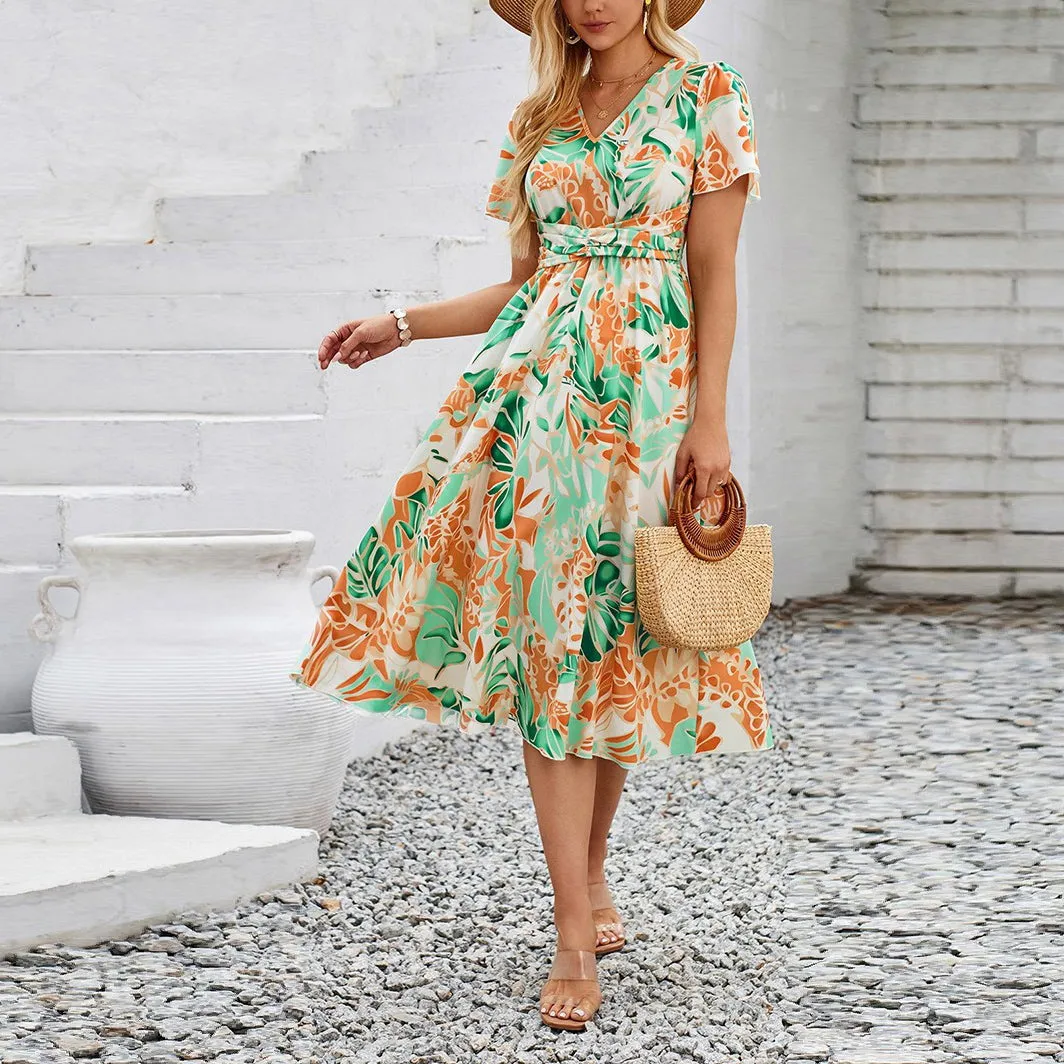 Meadow Dreams Belted Midi