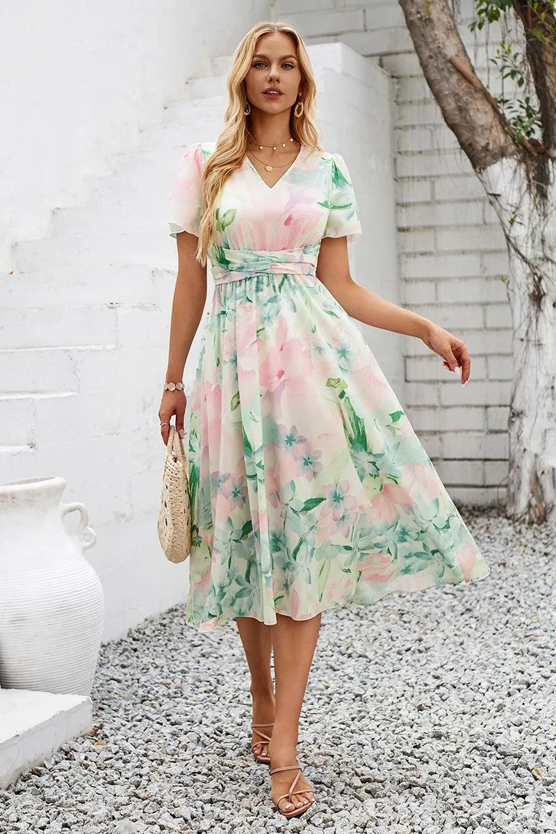 Meadow Dreams Belted Midi