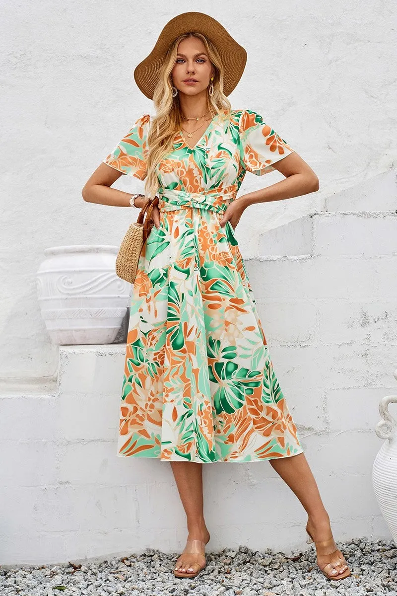 Meadow Dreams Belted Midi