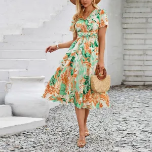 Meadow Dreams Belted Midi