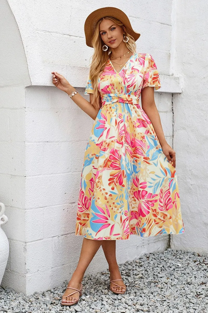 Meadow Dreams Belted Midi