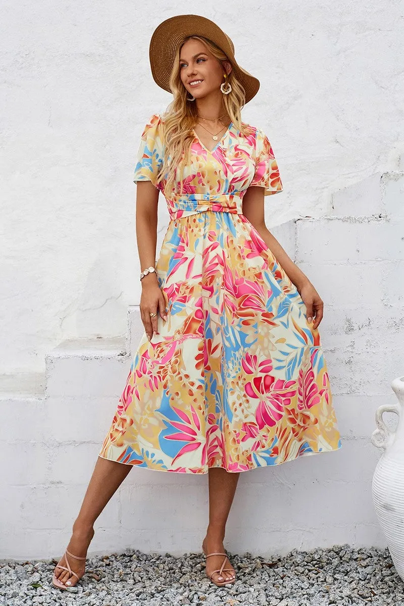 Meadow Dreams Belted Midi