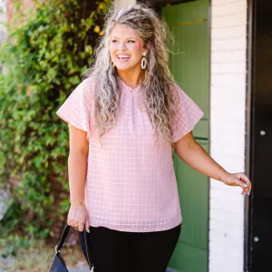 Meet Me In Wonderland Top, Pink