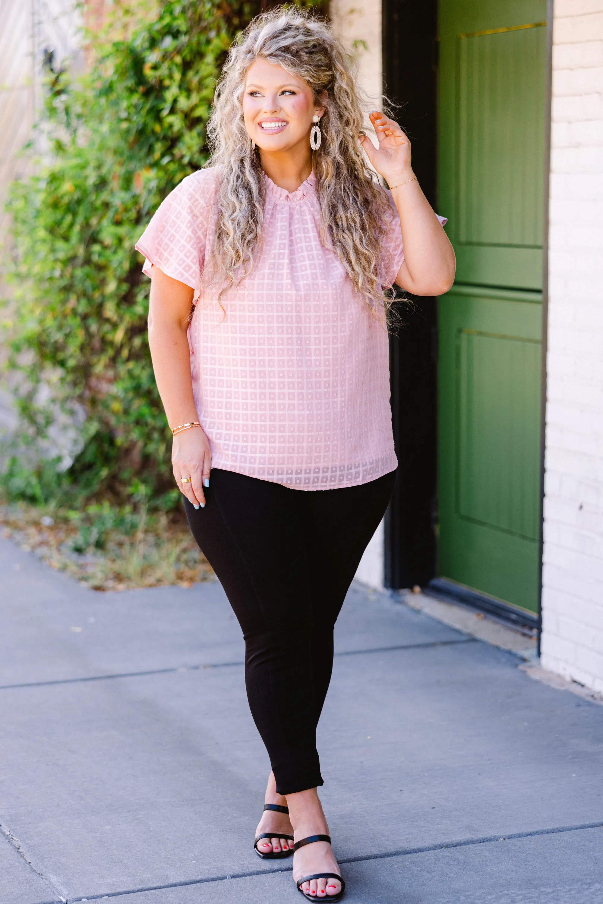 Meet Me In Wonderland Top, Pink