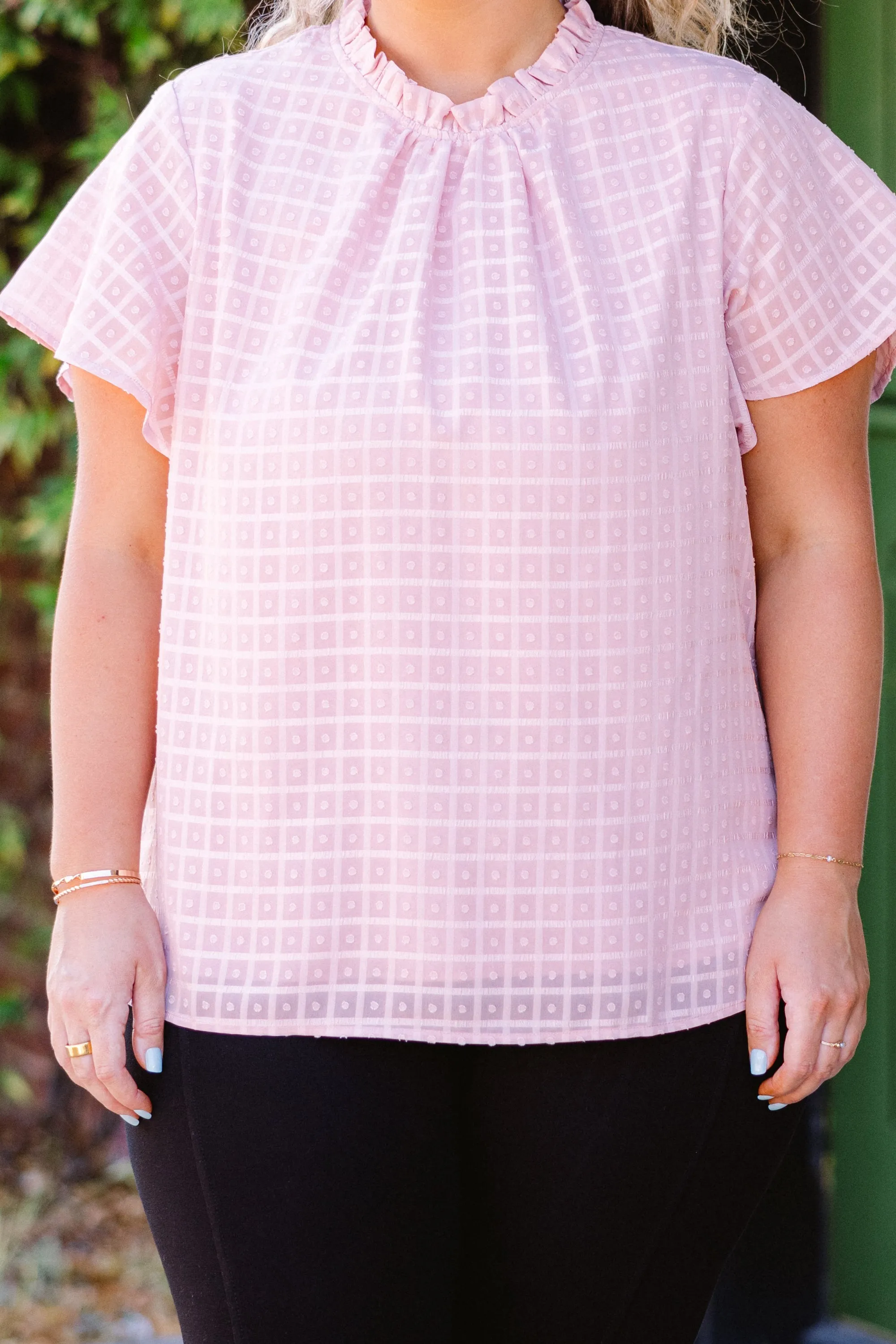 Meet Me In Wonderland Top, Pink