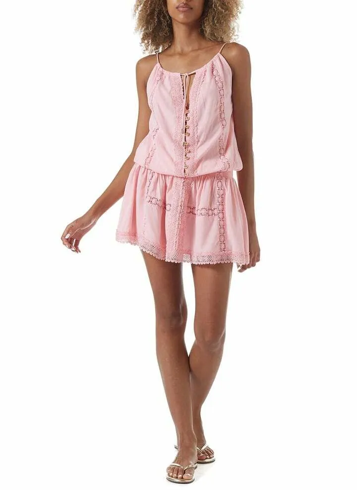 Melissa Odabash Chelsea Blush Short Dress
