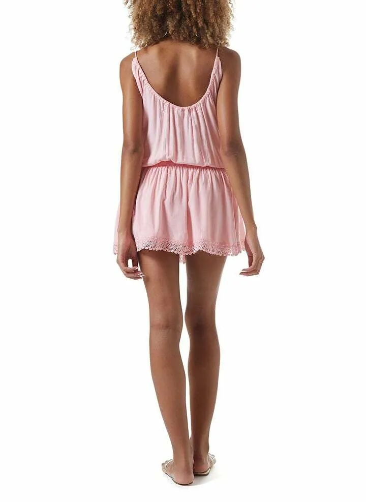 Melissa Odabash Chelsea Blush Short Dress