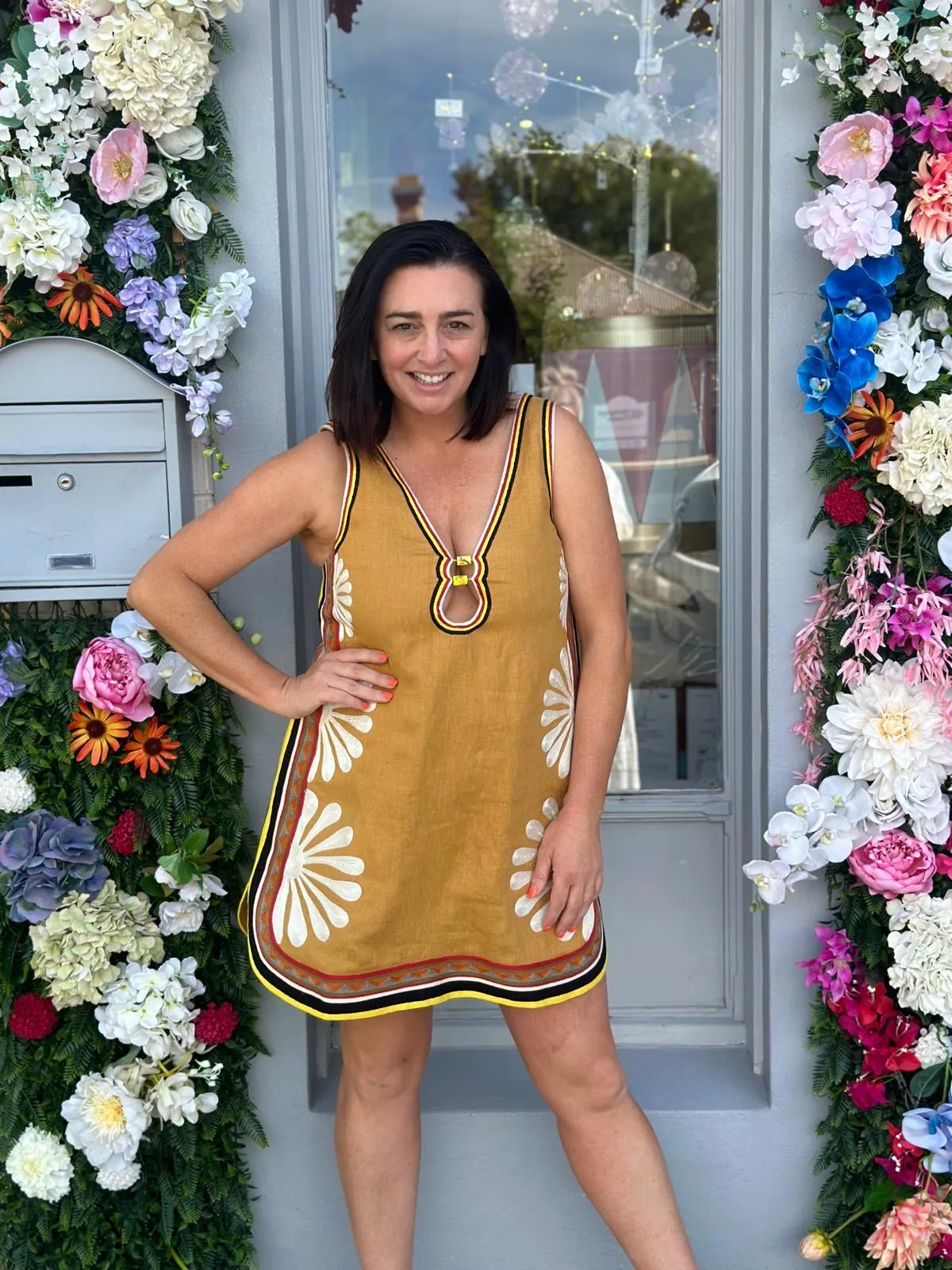 Melody V-Neck Mini Dress
