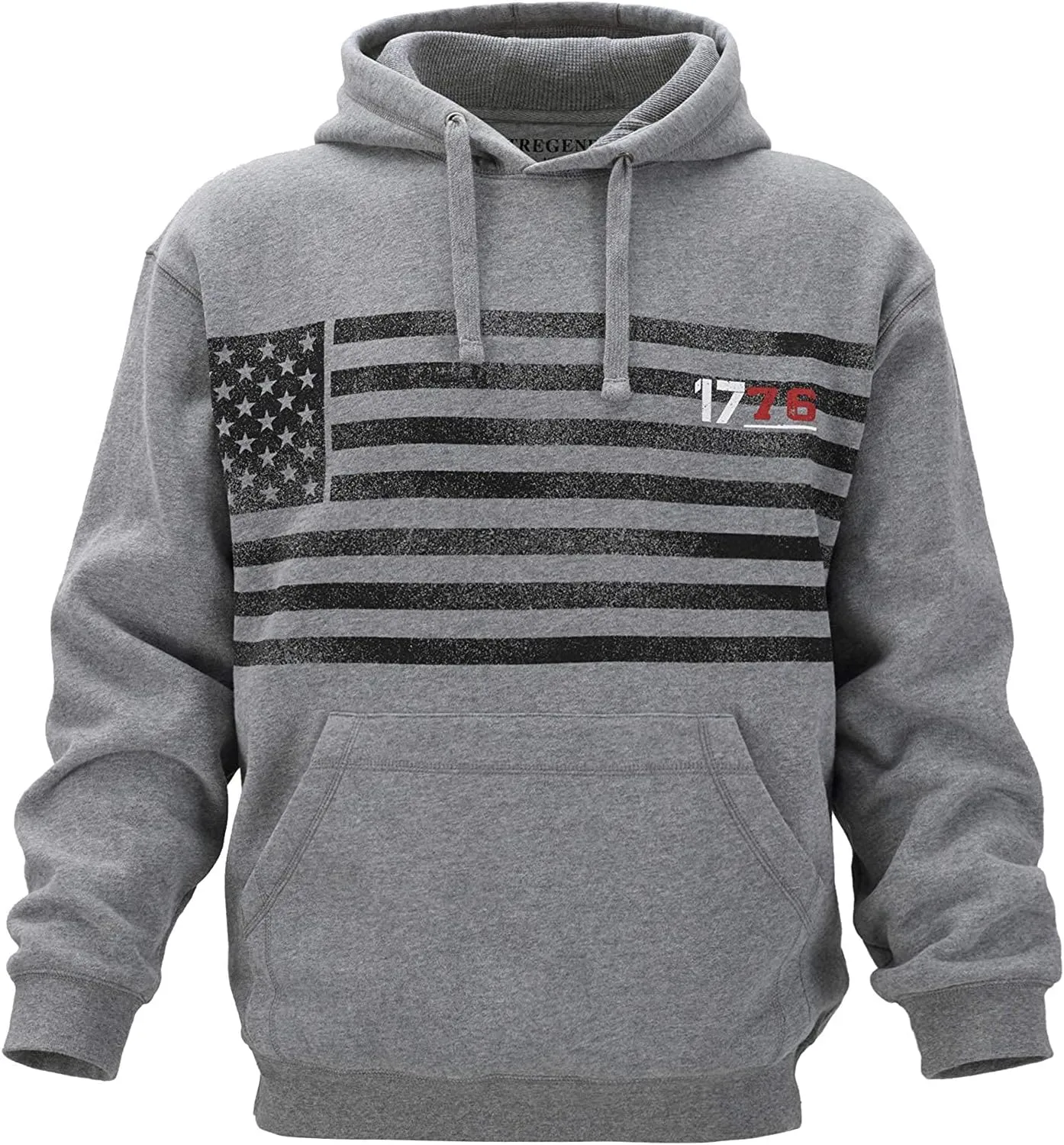Men's USA Flag Patriotic Hoodie Ultra Soft Heavyweight Sweatshirt