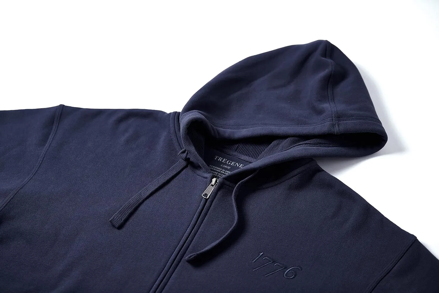 Men's USA Patriotic Zipper Hoodie Ultra Soft Heavyweight Sweatshirt