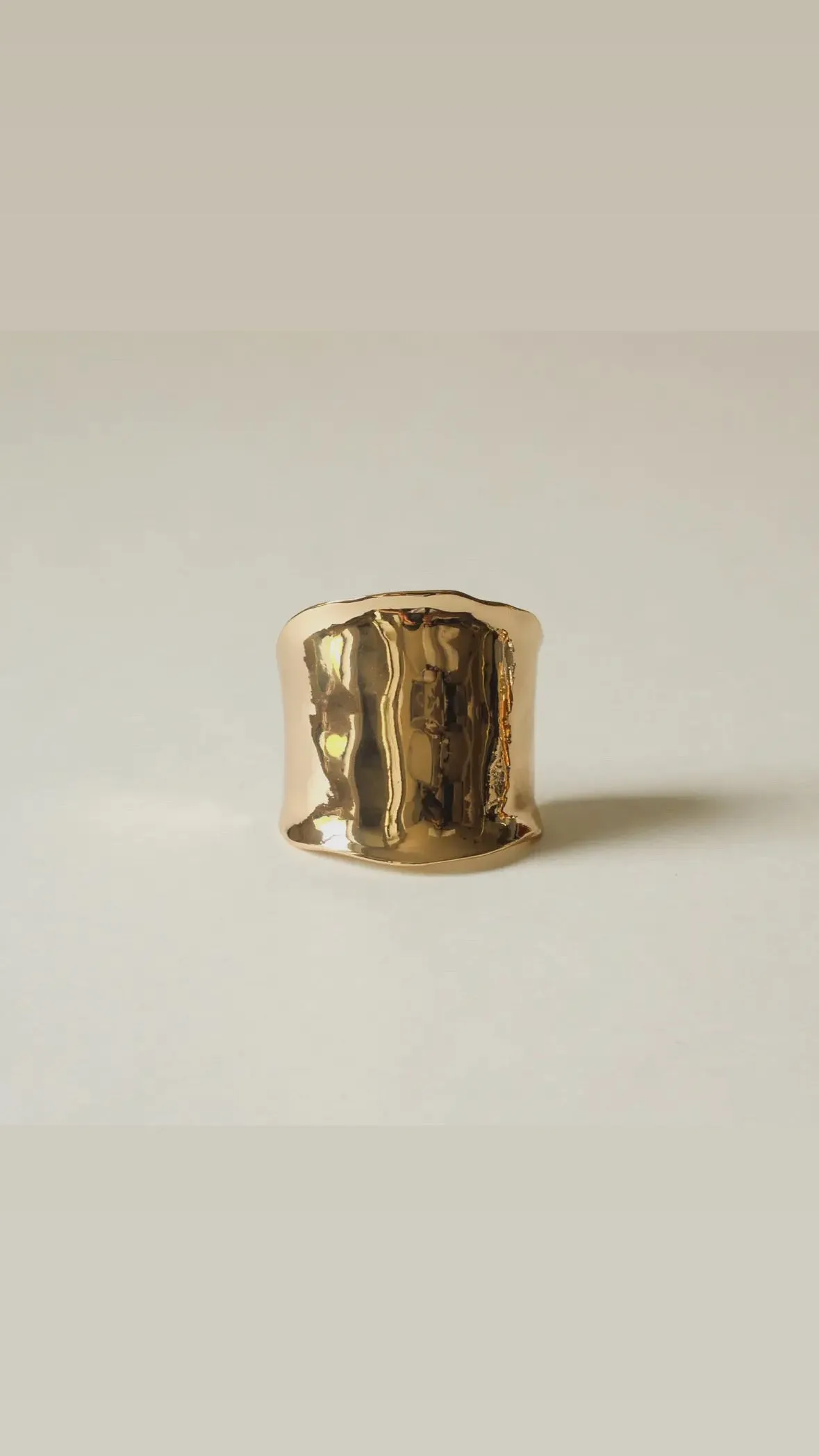 Metal Hair Ponytail Cuff Stick in Gold - Nar’sha