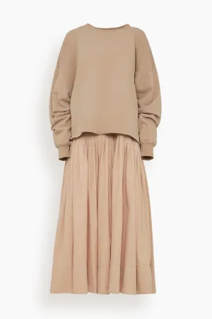 Mila Dress in Buff