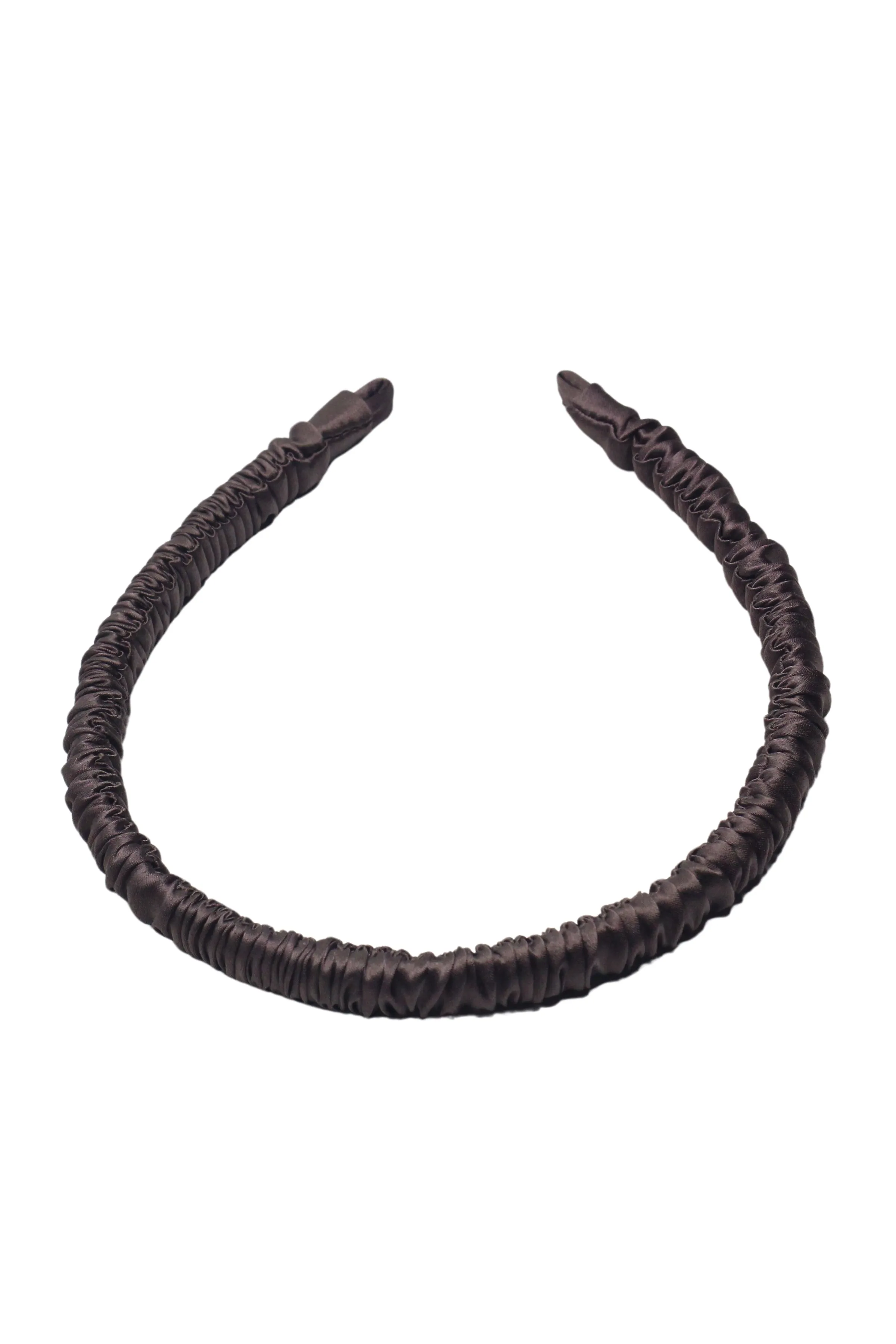 Mink Anabel Silk Rushed Thin Headband
