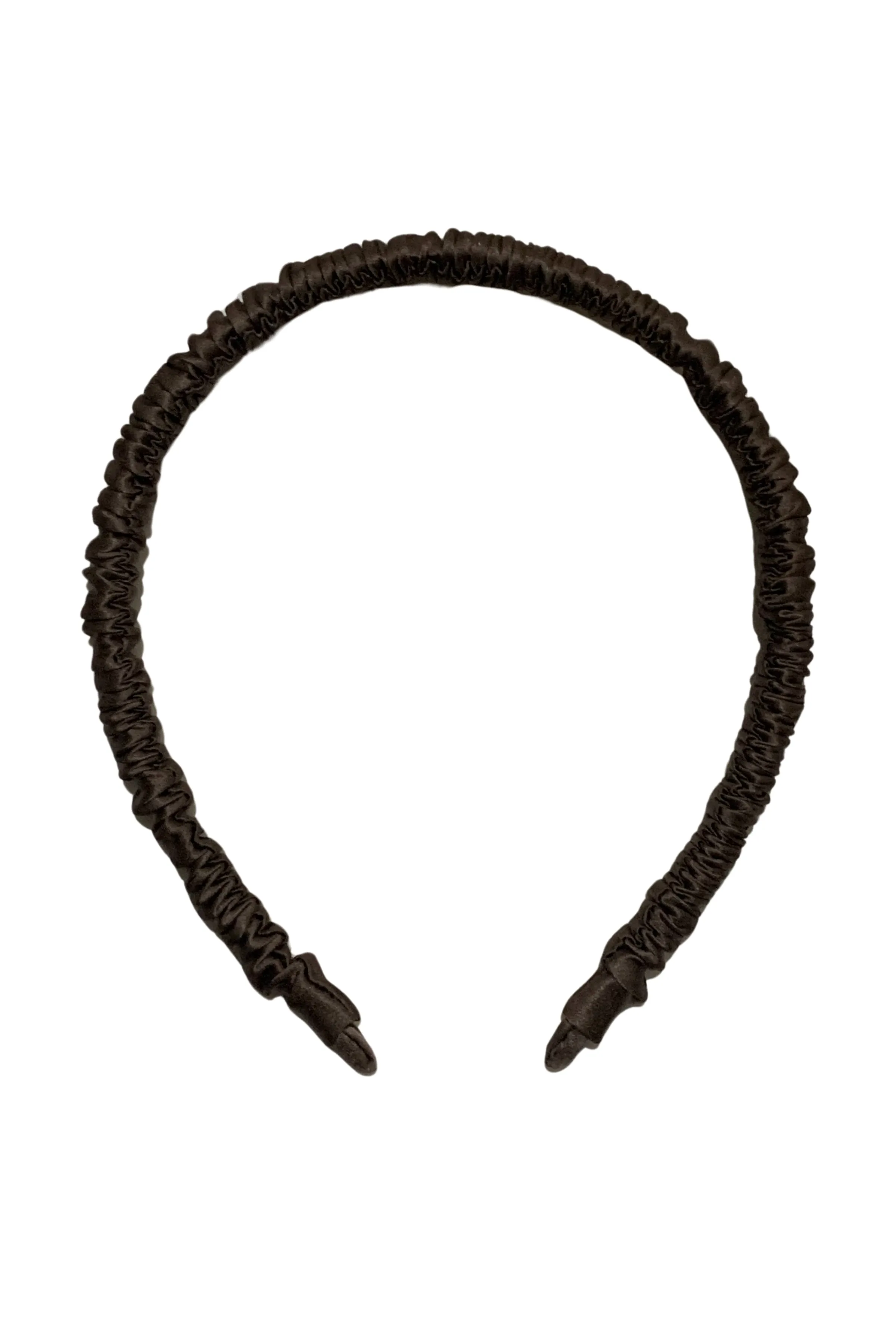 Mink Anabel Silk Rushed Thin Headband