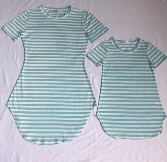 Mother Daughter T shirt Dresses