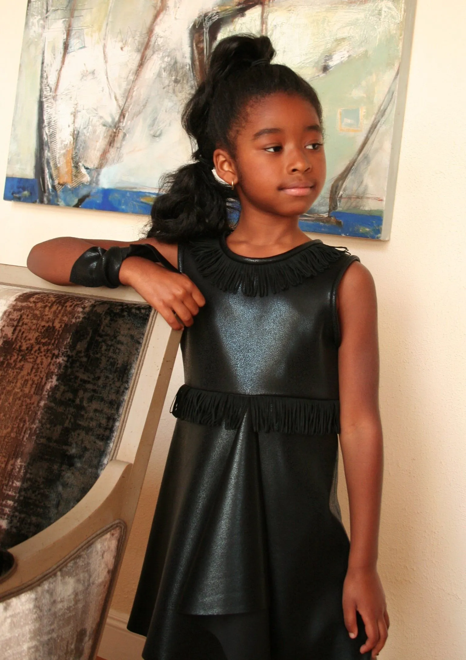 Naomi Front Drape Dress