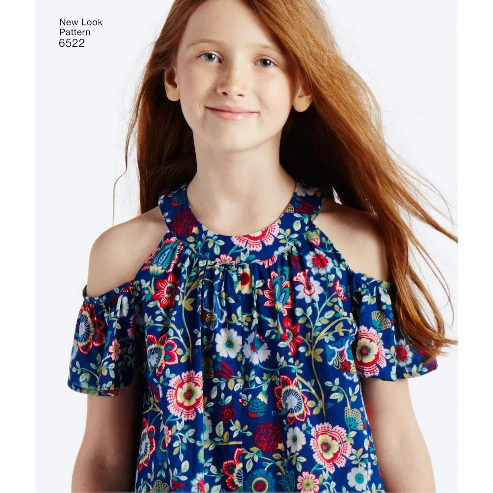 Newlook Pattern 6522 Child's and Girls' Dresses and Top