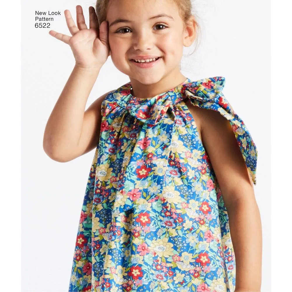 Newlook Pattern 6522 Child's and Girls' Dresses and Top