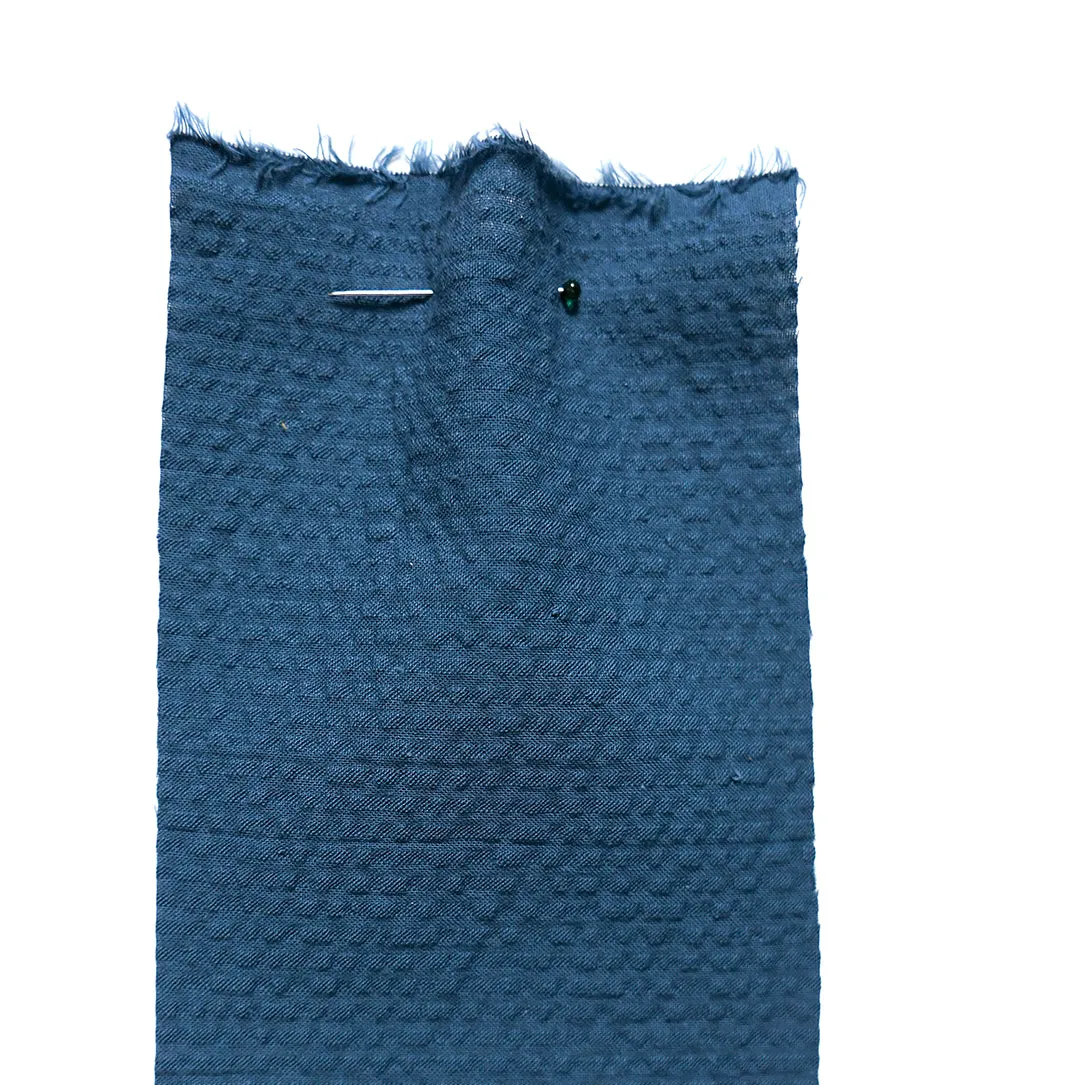 Nonki Seersucker Cerulean