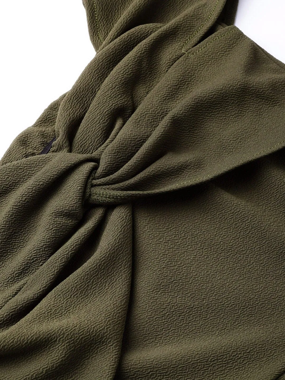 Olive Bardot Peplum Top