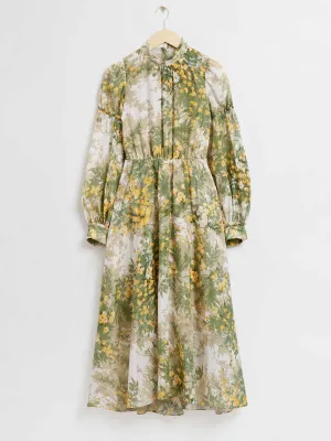 Open back floral dress
