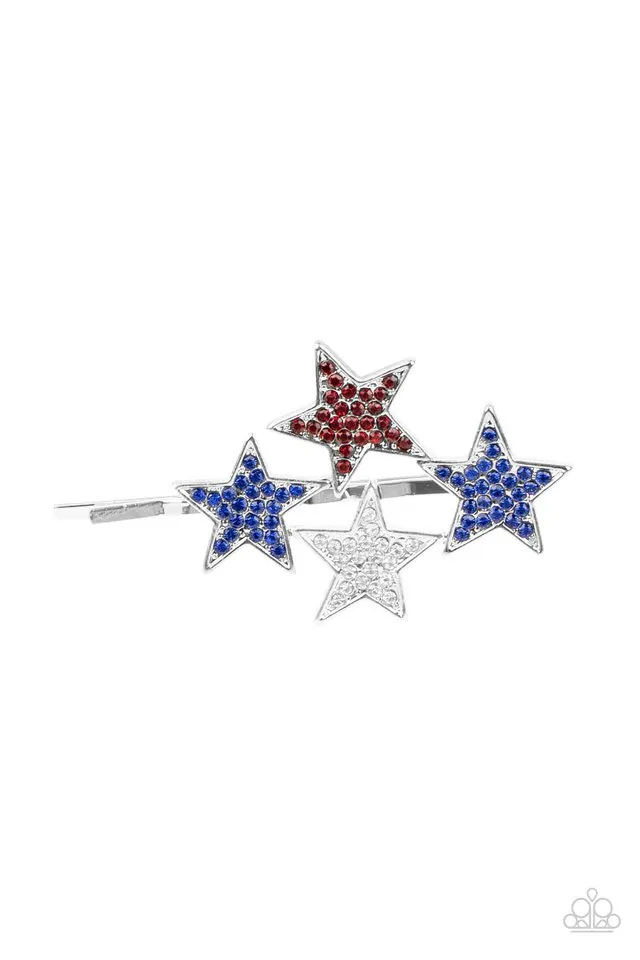 Paparazzi Hair Accessories ~ Stellar Celebration - Blue