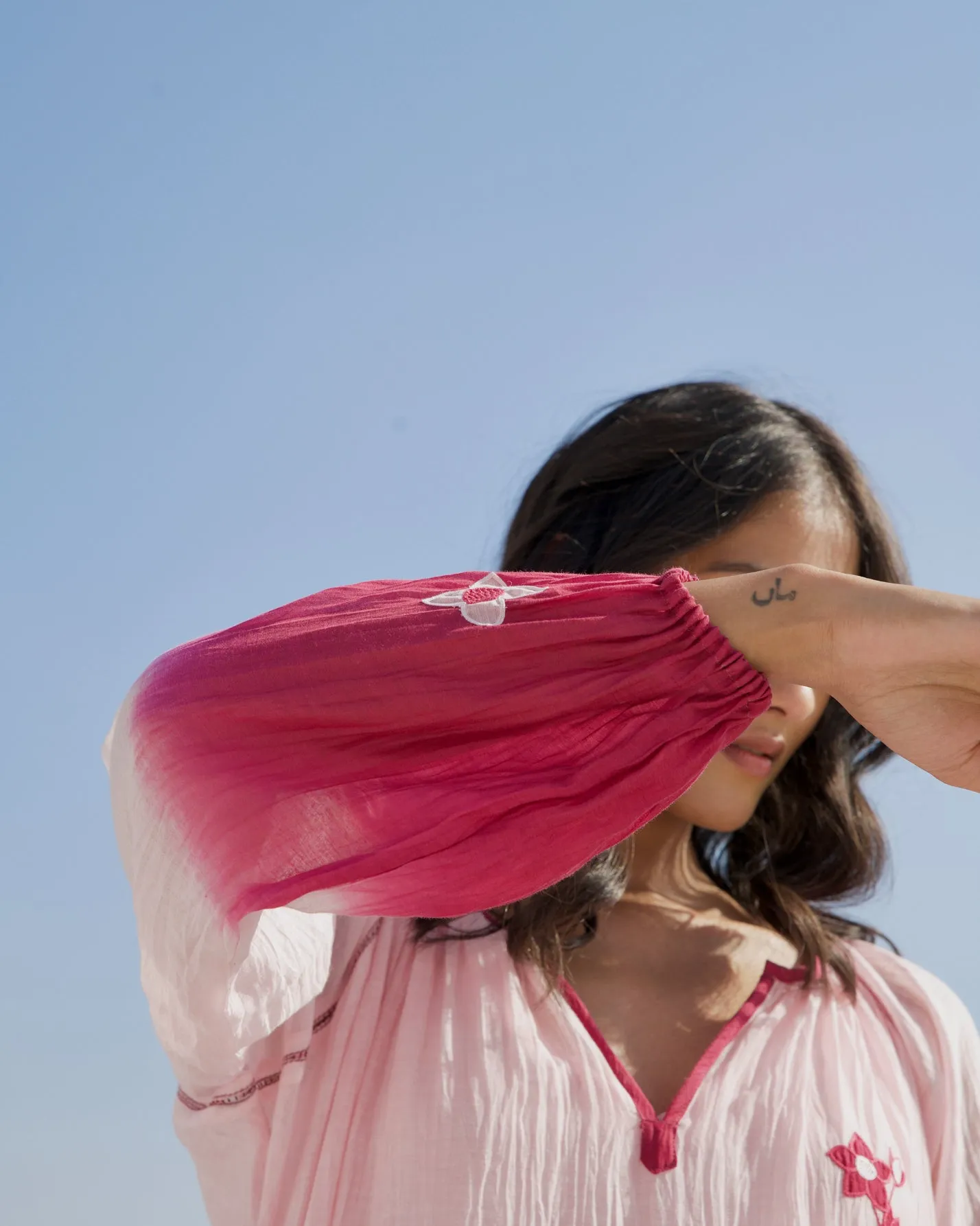 Pink Casual Midi Dress